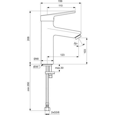 Ideal Standard BC100AA Ceraplus Grande Armatur - Gesundheitswesen Ideal Standard BC100AA Ceraplus Grande Armatur - Gesundheitswesen