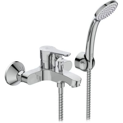 Miscelatore monocomando esterno Ideal Standard Alpha in ottone cromato - Vasca/Doccia Miscelatore monocomando esterno Ideal Standard Alpha in ottone cromato - Vasca/Doccia