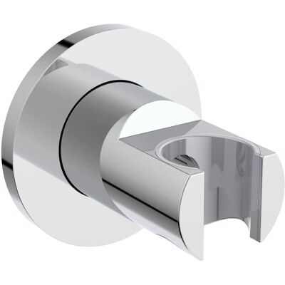 Soporte de Pared Redondo en Metal BC806AA de Ideal Standard - Soporte para Ducha Soporte de Pared Redondo en Metal BC806AA de Ideal Standard - Soporte para Ducha