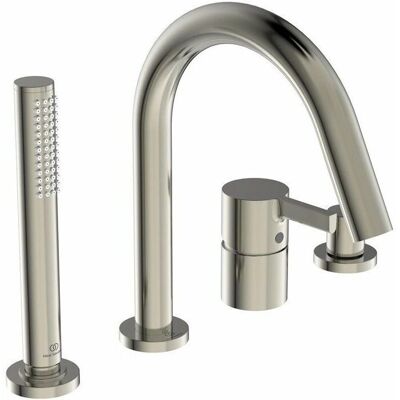 Amestecător de cadă Ideal Standard - 4 găuri, Mânere din metal, Cartuș ceramic - Silver Storm Amestecător de cadă Ideal Standard - 4 găuri, Mânere din metal, Cartuș ceramic - Silver Storm