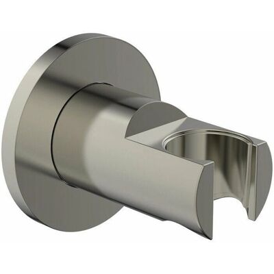Ideal Standard BC806GN - Runder Brausehalter aus Metall - Silver Storm Ideal Standard BC806GN - Runder Brausehalter aus Metall - Silver Storm