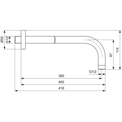 Ideal Standard B9445GN Wandanschluss - Duscharmatur Ideal Standard B9445GN Wandanschluss - Duscharmatur