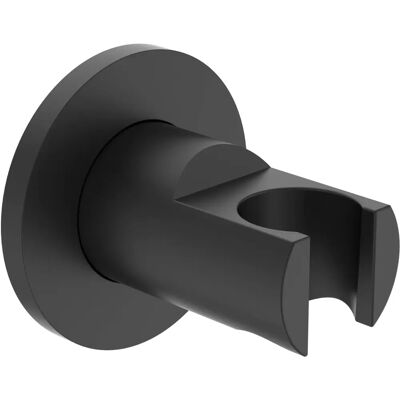 Ideal Standard BC806XG Wall Mount Shower Head Holder - Idealrain Round - Black Ideal Standard BC806XG Wall Mount Shower Head Holder - Idealrain Round - Black