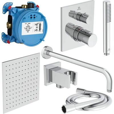 Ideal Standard Ceratherm C100 - Kit doccia termostatico, 7 pezzi Ideal Standard Ceratherm C100 - Kit doccia termostatico, 7 pezzi