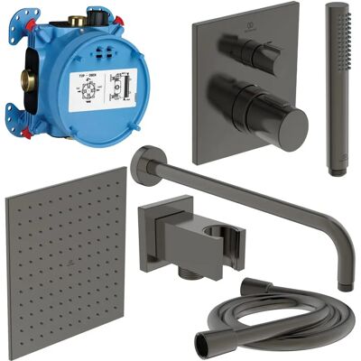 Ideal Standard Bundel Keramisch Thermostaat Grijs - Douchezett Ideal Standard Bundel Keramisch Thermostaat Grijs - Douchezett