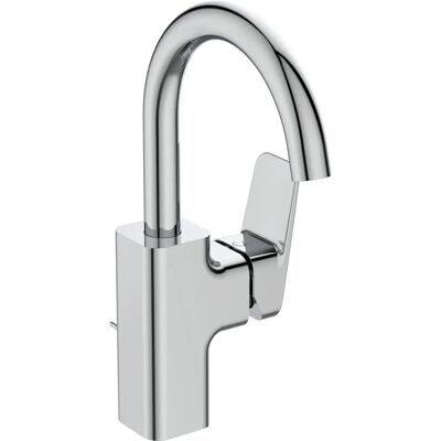 Ideal Standard BD235AA Chrom Waschbeckenarmatur mit Verstellbarem Auslauf & Metall-Ablauf Ideal Standard BD235AA Chrom Waschbeckenarmatur mit Verstellbarem Auslauf & Metall-Ablauf