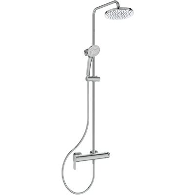 Sistema doccia Ideal Standard Cerafine O - Cromo, Testa pioggia 200mm, Doccetta a mano Sistema doccia Ideal Standard Cerafine O - Cromo, Testa pioggia 200mm, Doccetta a mano