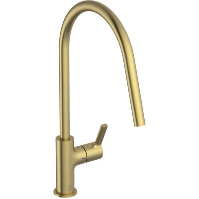 Ideal Standard Küchenarmatur BD408A2 gebürstet Gold mit hohem Rohrauslauf Ideal Standard Küchenarmatur BD408A2 gebürstet Gold mit hohem Rohrauslauf