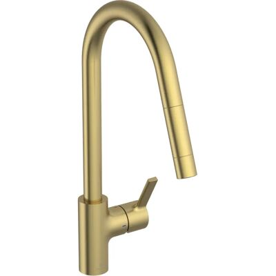 Grifo de cocina Ideal Standard Gusto Oro - Brazo de 24cm, 1 Función Grifo de cocina Ideal Standard Gusto Oro - Brazo de 24cm, 1 Función