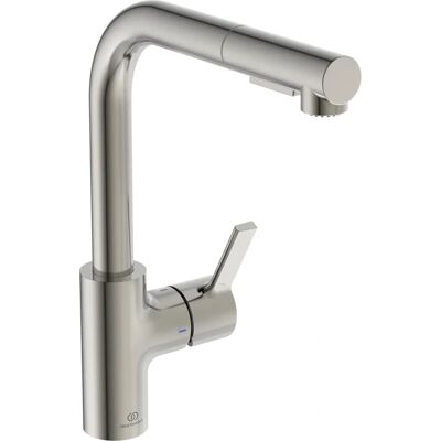 Ideal Standard Storm Gray Kitchen Faucet with Swivel Spout & 2-Function Hand Shower Ideal Standard Storm Gray Kitchen Faucet with Swivel Spout & 2-Function Hand Shower