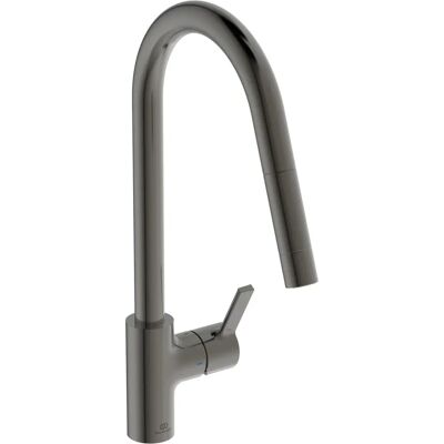 Ideal Standard BD414A5 Magnetgraue Küchenarmatur - Hoher Auslauf, Herausziehbare Handbrause Ideal Standard BD414A5 Magnetgraue Küchenarmatur - Hoher Auslauf, Herausziehbare Handbrause