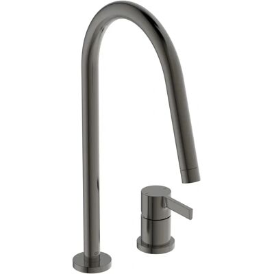 Ideal Standard Gusto Kitchen Faucet - 2-Hole, 360° Swivel, Ceramic, High Spout Ideal Standard Gusto Kitchen Faucet - 2-Hole, 360° Swivel, Ceramic, High Spout