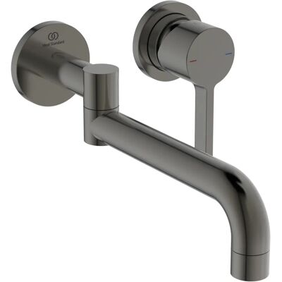 Ideal Standard Gusto Wall Kitchen Faucet - Ceramic, 120° Swivel, Metal Handle Ideal Standard Gusto Wall Kitchen Faucet - Ceramic, 120° Swivel, Metal Handle