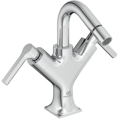 Ideal Standard Neo Bidetarmatur - 115mm Ausladung - Hebelgriffe - Chrom Ideal Standard Neo Bidetarmatur - 115mm Ausladung - Hebelgriffe - Chrom