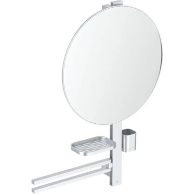Set di accessori bagno in alluminio Ideal Standard - Specchio 50cm, Argento Set di accessori bagno in alluminio Ideal Standard - Specchio 50cm, Argento