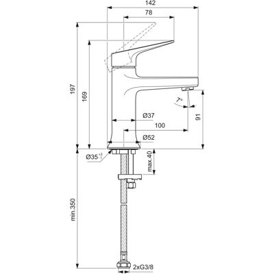 Ideal Standard La Dolce Vita Einhebel-Waschtischarmatur Ideal Standard La Dolce Vita Einhebel-Waschtischarmatur