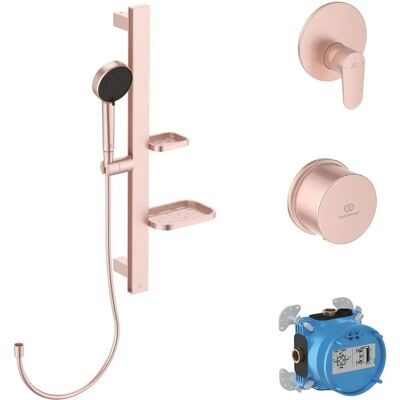 Zestaw Prysznicowy Rosé Alu+ od Ideal Standard - System prysznicowy Zestaw Prysznicowy Rosé Alu+ od Ideal Standard - System prysznicowy