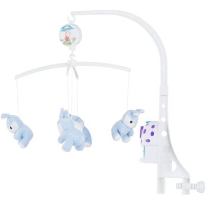 Chipolino Baby Mobile Hase Melodien - Musik Mobile mit Abnehmbaren Plüschspielzeugen & Nachtlicht Chipolino Baby Mobile Hase Melodien - Musik Mobile mit Abnehmbaren Plüschspielzeugen & Nachtlicht
