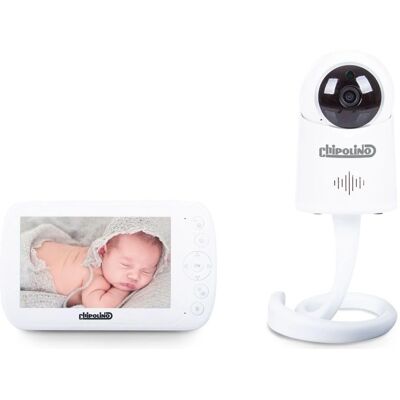 Chipolino Orion Babyphone - 5 Zoll LCD - Nachtsicht - Weiß Chipolino Orion Babyphone - 5 Zoll LCD - Nachtsicht - Weiß