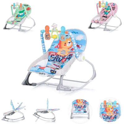Chipolino Mecedora para bebés - Baby Spa 2 en 1 Silla eléctrica con arco de juego Chipolino Mecedora para bebés - Baby Spa 2 en 1 Silla eléctrica con arco de juego