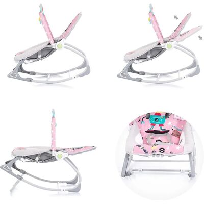 Chipolino Mecedora para bebé Baby Spa 2 en 1 - Rosa - Mecedora para bebé Chipolino Mecedora para bebé Baby Spa 2 en 1 - Rosa - Mecedora para bebé