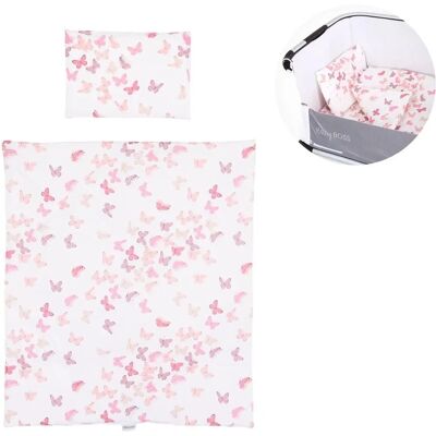 Chipolino Baby-Bettwäsche-Set - Pink, 4-teilig, Baumwolle Chipolino Baby-Bettwäsche-Set - Pink, 4-teilig, Baumwolle