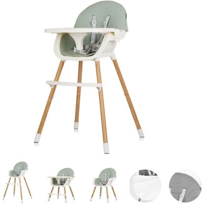 Silla alta infantil Chipolino Verde 2 en 1 Rio - Asiento seguro para niños Silla alta infantil Chipolino Verde 2 en 1 Rio - Asiento seguro para niños