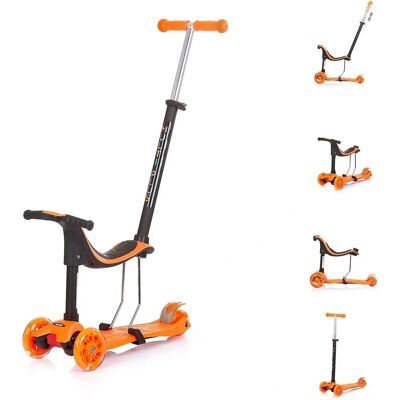 Chipolino Kinderroller - 3 in 1, Orange, LED-Lichter Chipolino Kinderroller - 3 in 1, Orange, LED-Lichter