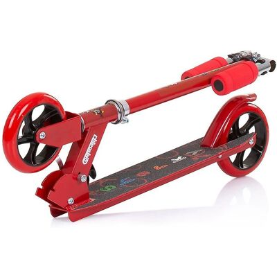 Chipolino Kinderscooter Sharky - Faltbar, PU-Räder, ABEC-7, Rot - Kinderscooter Chipolino Kinderscooter Sharky - Faltbar, PU-Räder, ABEC-7, Rot - Kinderscooter