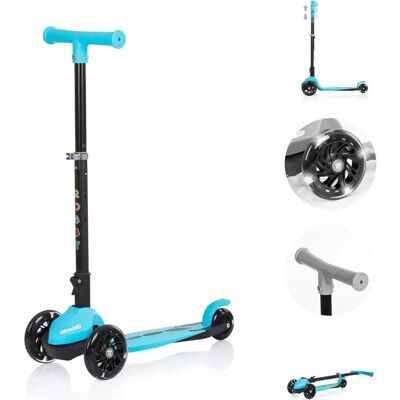 Chipolino Kinderroller Robby - LED Räder, Höhenverstellbarer Lenker, Klappbar Chipolino Kinderroller Robby - LED Räder, Höhenverstellbarer Lenker, Klappbar