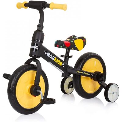 Chipolino Max Fahrrad Gelb Dreirad - Kinder 2-in-1 Balance & Pedalbike Chipolino Max Fahrrad Gelb Dreirad - Kinder 2-in-1 Balance & Pedalbike