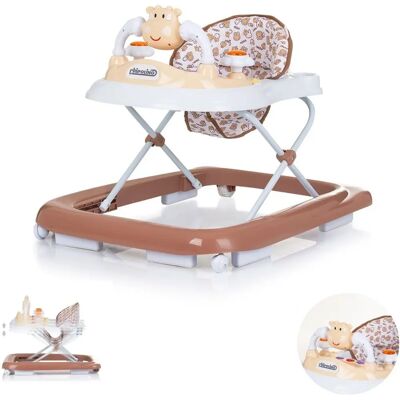 Chipolino Baby Walker Little Cow - Höhenverstellbar Musik Licht Braun Chipolino Baby Walker Little Cow - Höhenverstellbar Musik Licht Braun