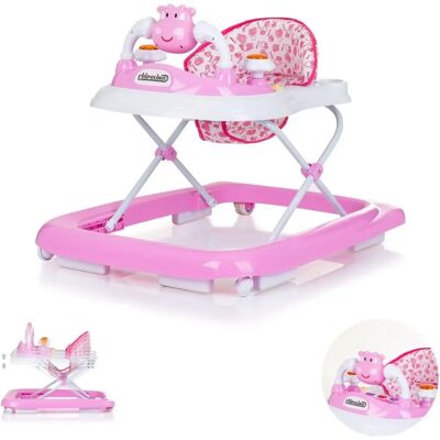 Chipolino Andador Little Cow - Luz Música Rosa - Andador Bebé Chipolino Andador Little Cow - Luz Música Rosa - Andador Bebé