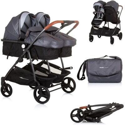Chipolino Duo Smart Geschwisterkinderwagen - Leichtes Faltkinderwagen Chipolino Duo Smart Geschwisterkinderwagen - Leichtes Faltkinderwagen