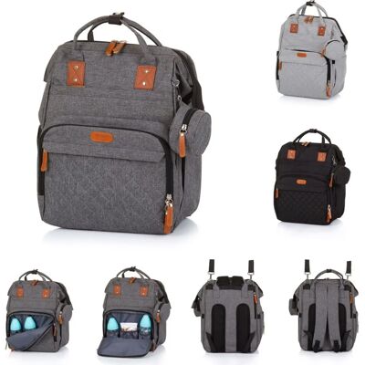 Chipolino Windeltasche - Grau - Multifunktionale Baby Tasche Chipolino Windeltasche - Grau - Multifunktionale Baby Tasche