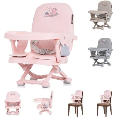 Chipolino Silla elevadora infantil Lollipop - Mesa removible, plegable, rosa Chipolino Silla elevadora infantil Lollipop - Mesa removible, plegable, rosa