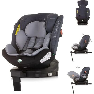 Chipolino Kindersitz Tourino i-Size - Höhenverstellbar, Drehbar, Grau Chipolino Kindersitz Tourino i-Size - Höhenverstellbar, Drehbar, Grau