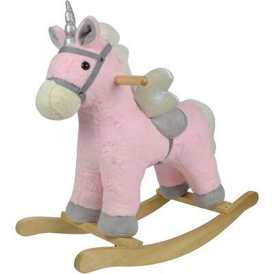 Animal à Balancer Licorne Rose Chipolino - Peluche Douce, Dès 18 Mois - Publicité Animal à Balancer Licorne Rose Chipolino - Peluche Douce, Dès 18 Mois - Publicité