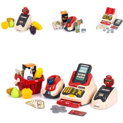 Chipolino Játék Pénztár - 24 Részes Interaktív Készlet - Vörös Chipolino Játék Pénztár - 24 Részes Interaktív Készlet - Vörös