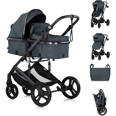 Chipolino Amore 2-in-1 Tuerkis Kinderwagen - Babyreise Chipolino Amore 2-in-1 Tuerkis Kinderwagen - Babyreise