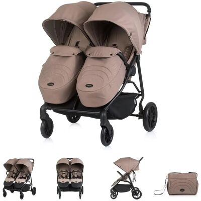 Coche Doble Tiramisu Chipolino - Paseo Seguro Coche Doble Tiramisu Chipolino - Paseo Seguro