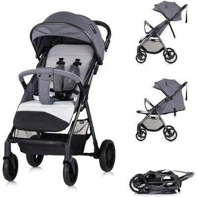 Chipolino Sparkle Babakocsi - Összecsukható, Állítható, Szürke Chipolino Sparkle Babakocsi - Összecsukható, Állítható, Szürke