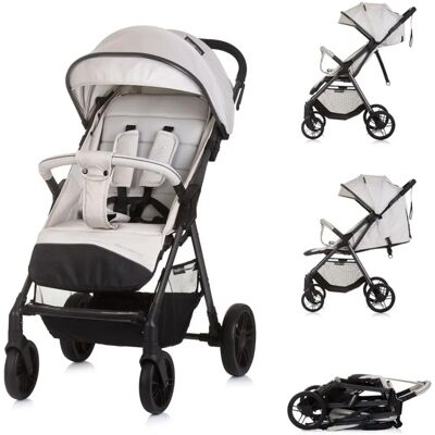 Chipolino Sparkle Babakocsi - Állítható, Összecsukható, Bézs-Fehér Chipolino Sparkle Babakocsi - Állítható, Összecsukható, Bézs-Fehér