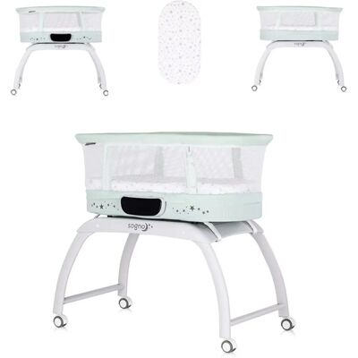 Chipolino Sogno Pastellgrün 2-in-1 Babybett & Spieltisch - Babybett Chipolino Sogno Pastellgrün 2-in-1 Babybett & Spieltisch - Babybett