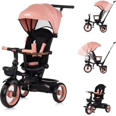 Triciclo Urbano Rosa de Chipolino Plegable - Paseo para Bebés Triciclo Urbano Rosa de Chipolino Plegable - Paseo para Bebés