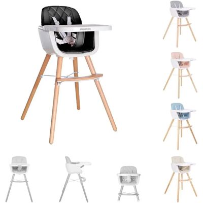 Kikkaboo Kids High Chair 2 in 1 Woody - Highchair Kikkaboo Kids High Chair 2 in 1 Woody - Highchair