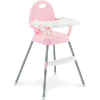 Chaise Haute pour Enfants Kikkaboo 3-en-1 Rose - Siège Haute Chaise Haute pour Enfants Kikkaboo 3-en-1 Rose - Siège Haute