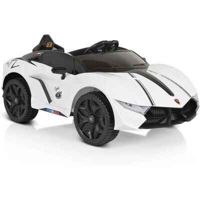 Moni Kids Weiß Elektroauto Cordoba - Fernbedienung, Bluetooth, MP3 Moni Kids Weiß Elektroauto Cordoba - Fernbedienung, Bluetooth, MP3