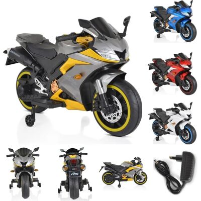 Moni Kids Elektrische Motorrad - Grau - Kindermotorrad Moni Kids Elektrische Motorrad - Grau - Kindermotorrad