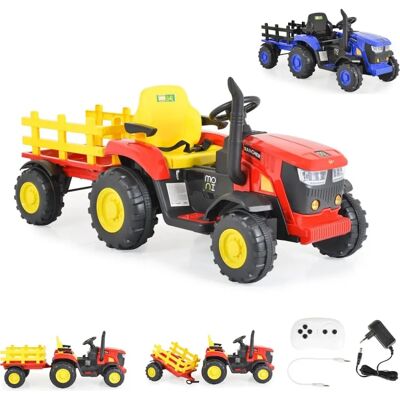 Moni Kids Rancher Elektrotraktor - Fernbedienung, Anhänger, Hupe Moni Kids Rancher Elektrotraktor - Fernbedienung, Anhänger, Hupe